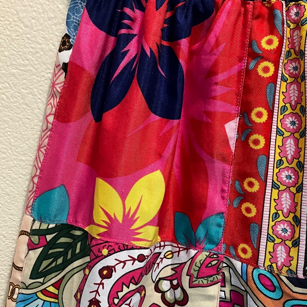 Handmade Colorful Patchwork Maxi Skirt NWOT - Picture 4 of 5
